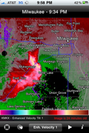 TVS - Tornado Vortex Signature - Velocity Radar