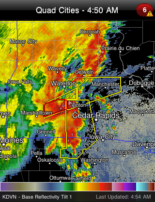 Severe Storms - Iowa Radar